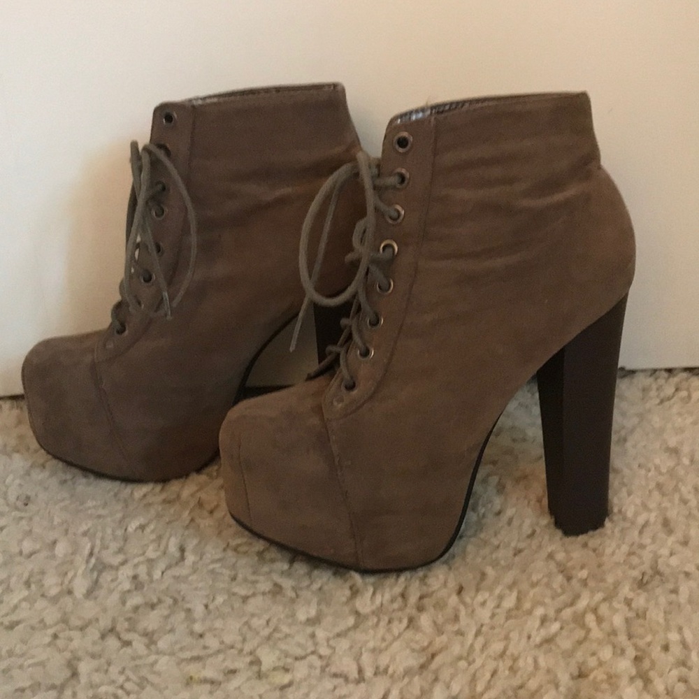Lace up heels